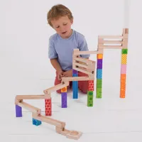 Bigjigs Toys Wooden Marble Run Playset