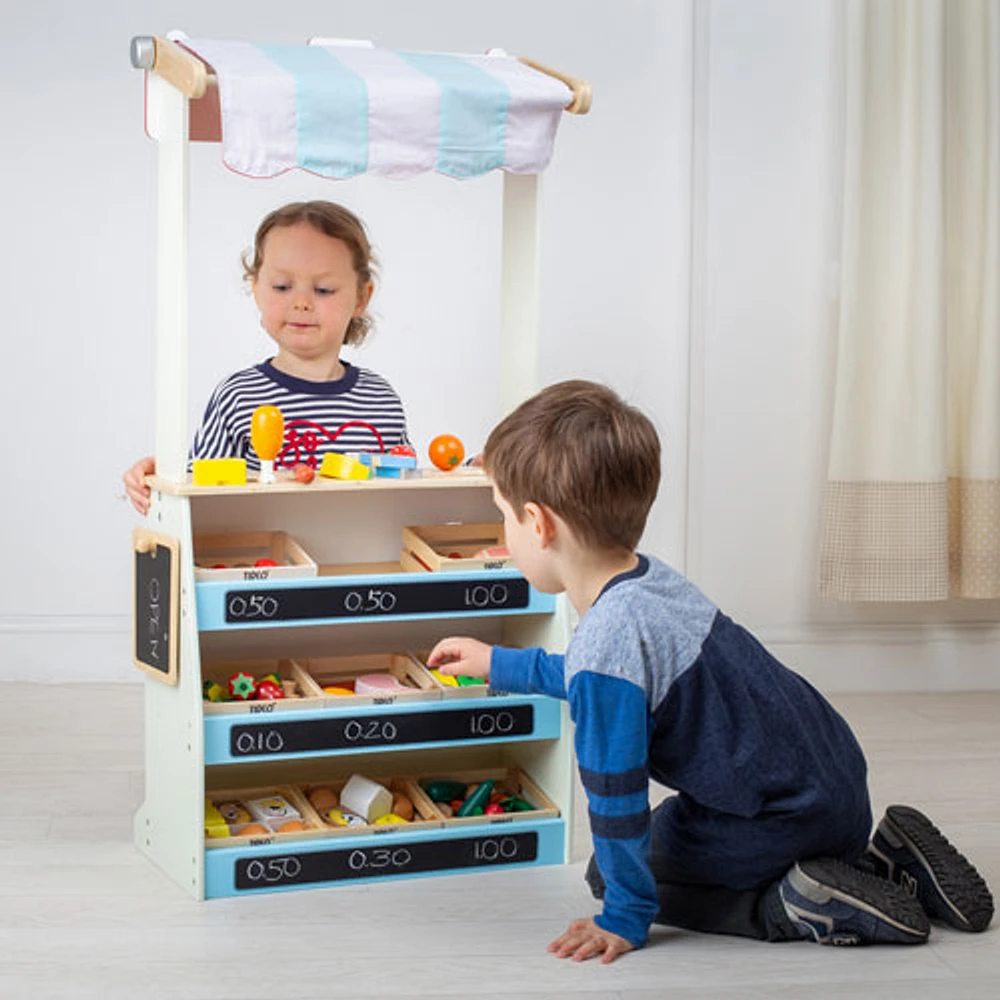 Bigjigs Toys Tidlo Play Shop and Theatre Playset