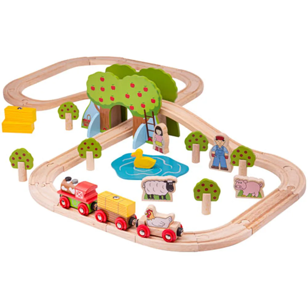 Bigjigs Toys Farm Train Set