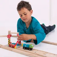 Bigjigs Toys Shipping Yard Container Playset