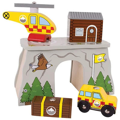 Bigjigs Toys Mountain Rescue Playset