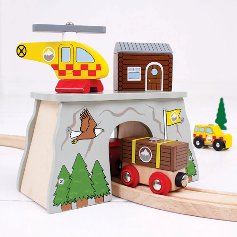 Bigjigs Toys Mountain Rescue Playset