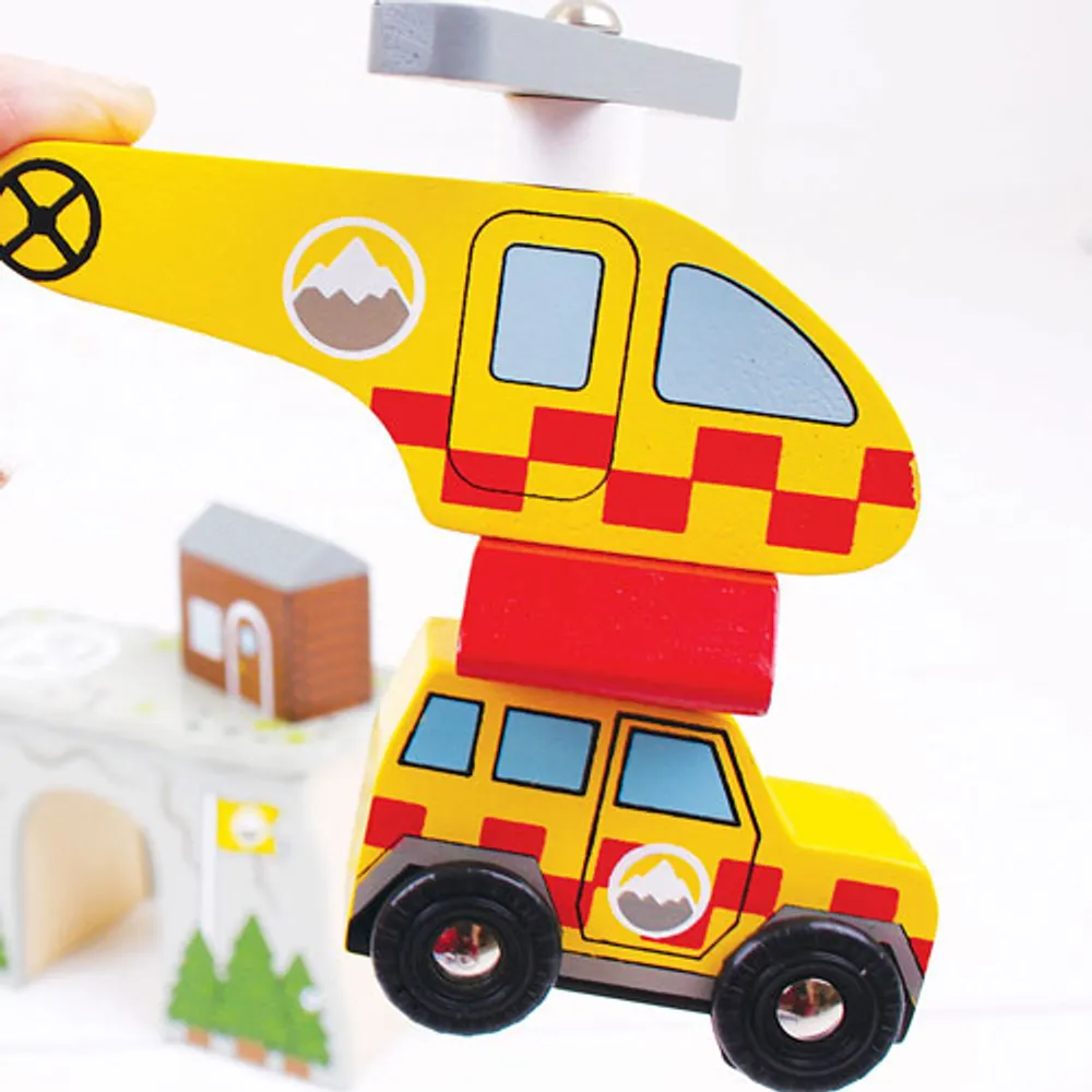 Bigjigs Toys Mountain Rescue Playset