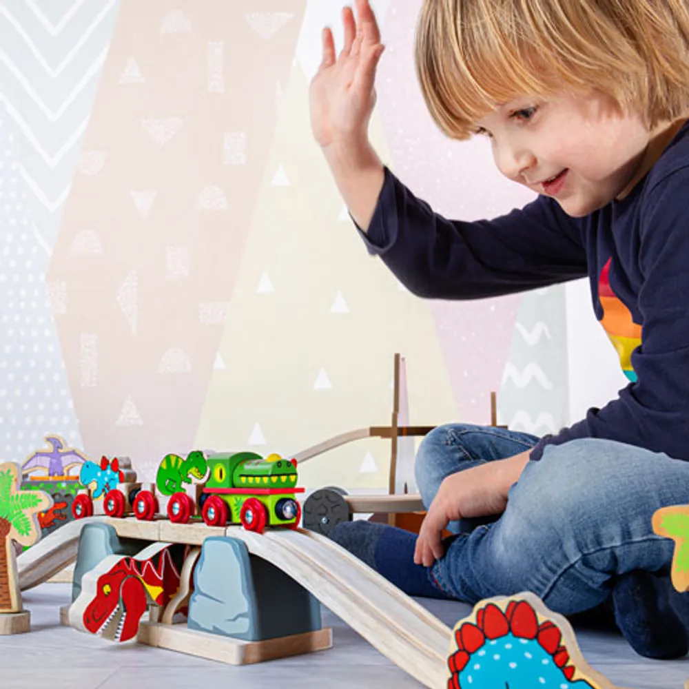 Bigjigs Toys T-Rex Bursting Bridge