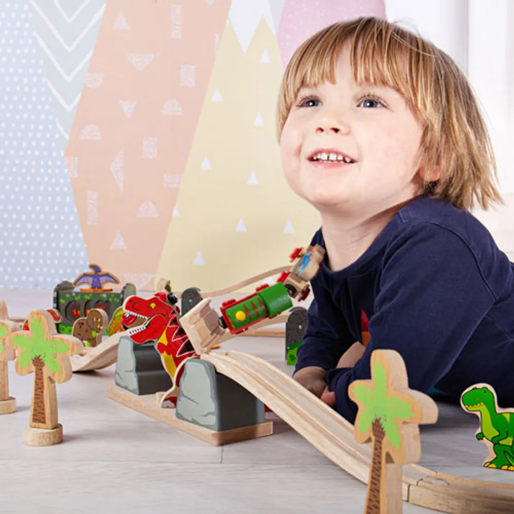 Bigjigs Toys T-Rex Bursting Bridge