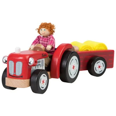 Bigjigs Toys Tractor & Trailor