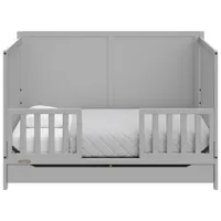 Graco Melrose 5-in-1 Convertible Crib with Drawer - Pebble Grey