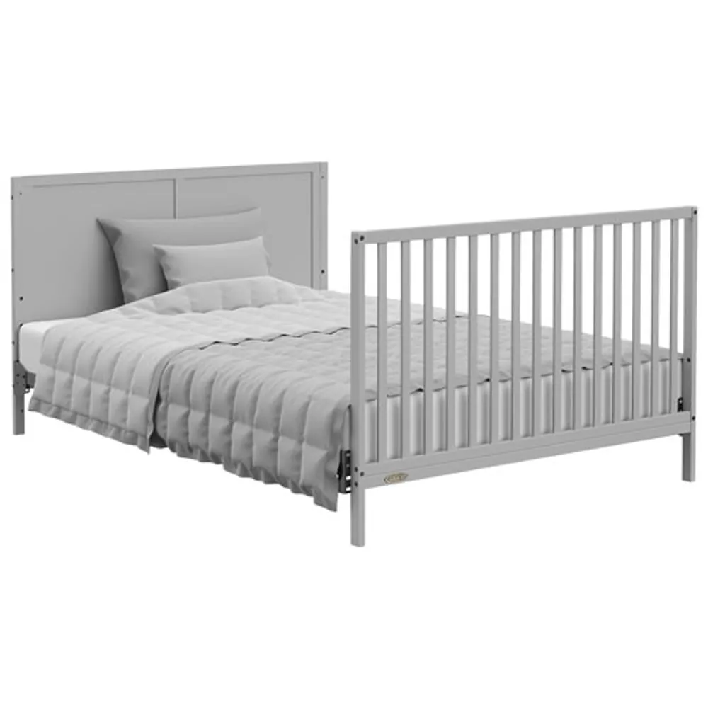 Graco Melrose 5-in-1 Convertible Crib with Drawer - Pebble Grey