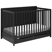 Graco Melrose 5-in-1 Convertible Crib with Drawer - Black