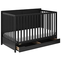 Graco Melrose 5-in-1 Convertible Crib with Drawer - Black