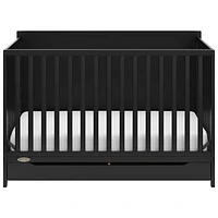 Graco Melrose 5-in-1 Convertible Crib with Drawer - Black