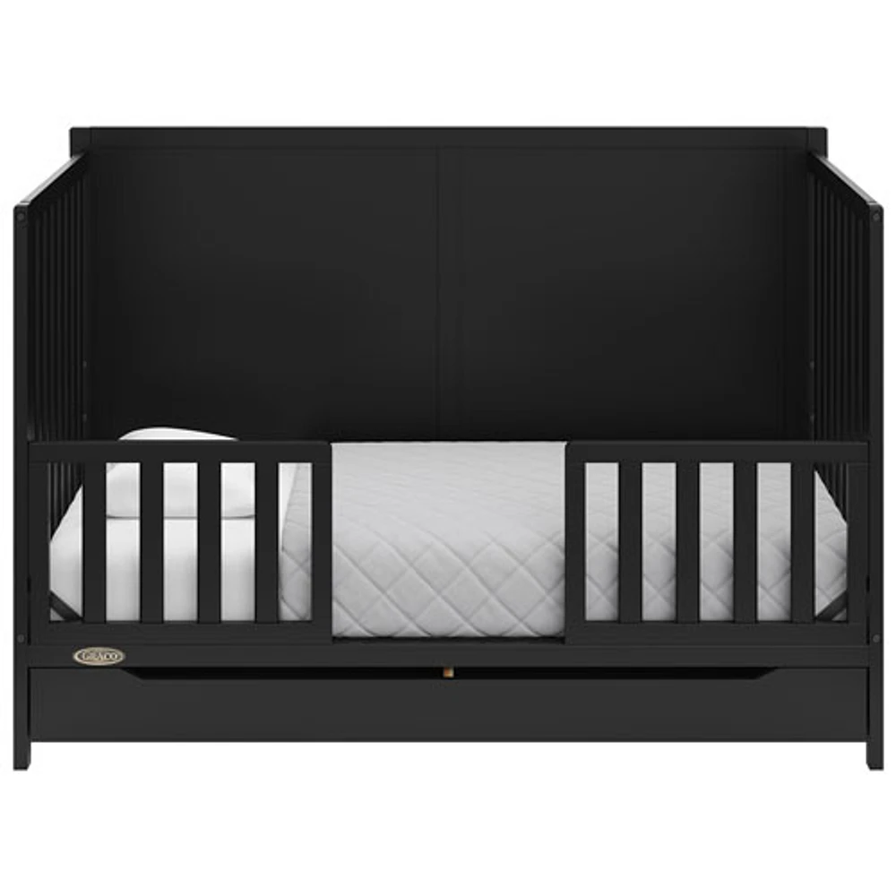 Graco Melrose 5-in-1 Convertible Crib with Drawer - Black