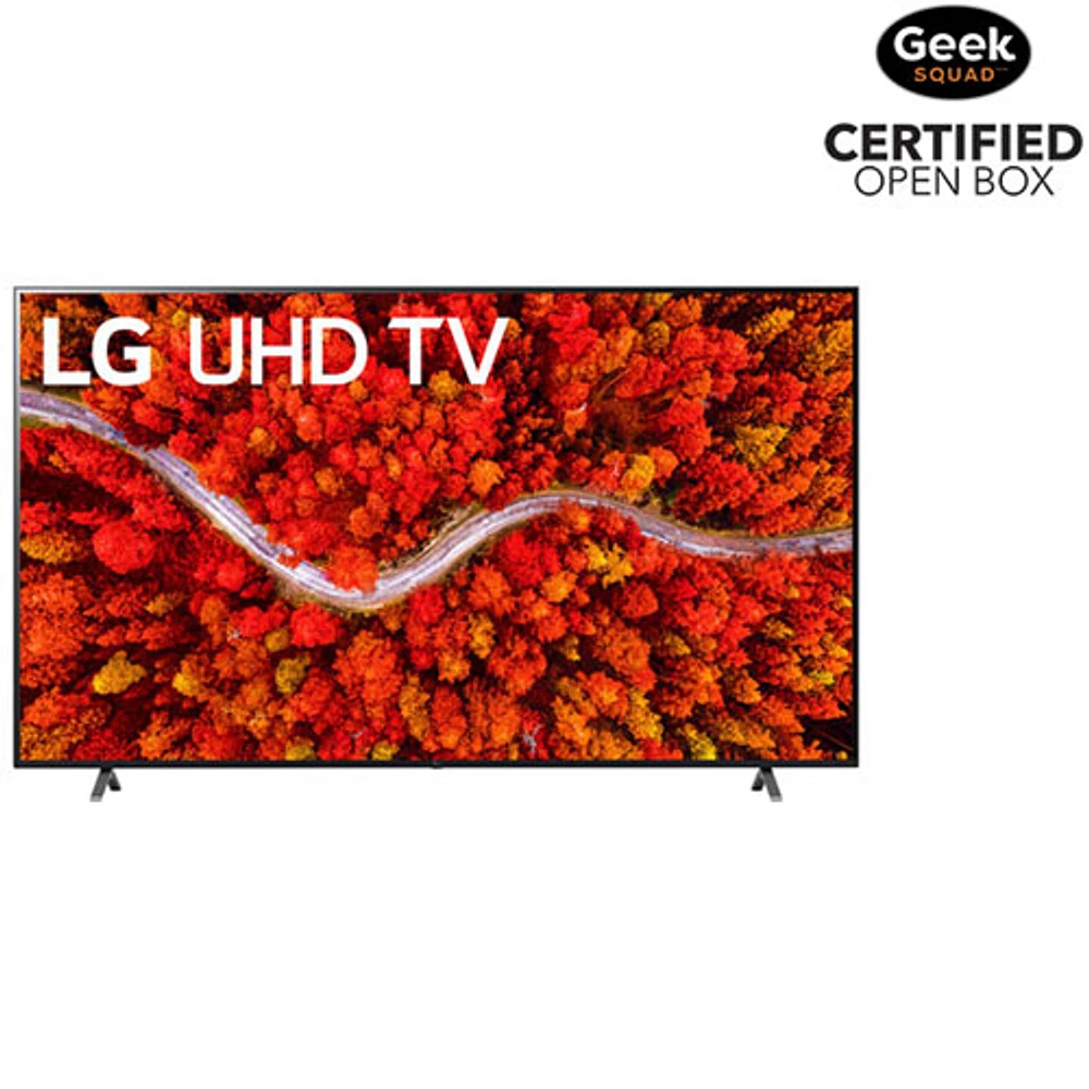 Boîte ouverte - Téléviseur intelligent webOS HDR DEL UHD 4K de 86 po de LG (86UP8770PUA) - 2021
