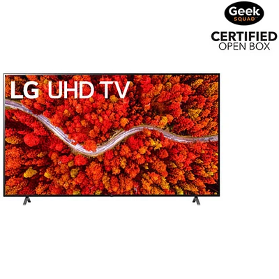 Boîte ouverte - Téléviseur intelligent webOS HDR DEL UHD 4K de 86 po de LG (86UP8770PUA) - 2021
