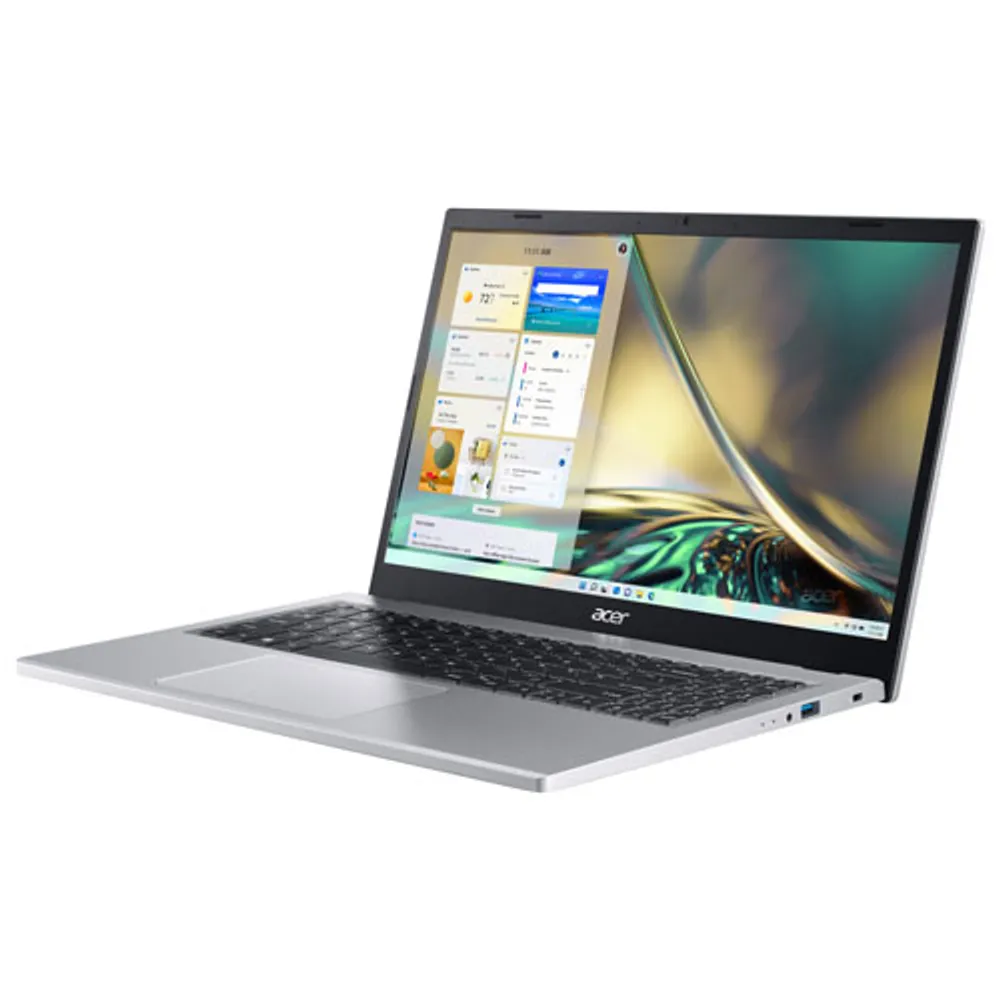 Acer Aspire 3 15.6" Laptop - Silver (AMD Ryzen 5 7520U/512GB SSD/16GB RAM/Windows 11 Home)