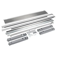 Electrolux 84" Louvered Double Trim Kit - Stainless Steel