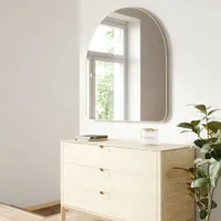 Hubba Arched 34" x 36" Wall Mirror