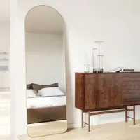 Hubba Arched 20" x 62" Leaning Mirror