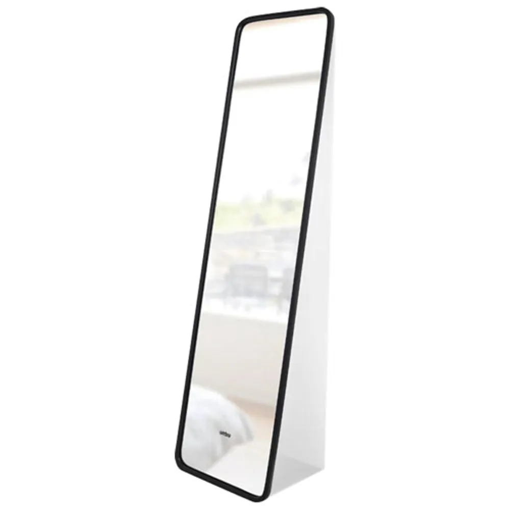 Hub 62" x 14.5" Leaning Mirror - Black