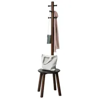 Pillar 2-in-1 Coat Rack & Stool