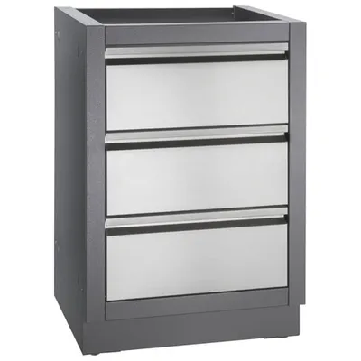 Napoleon OASIS Outdoor Kitchen 2-Drawer Cabinet - Grey
