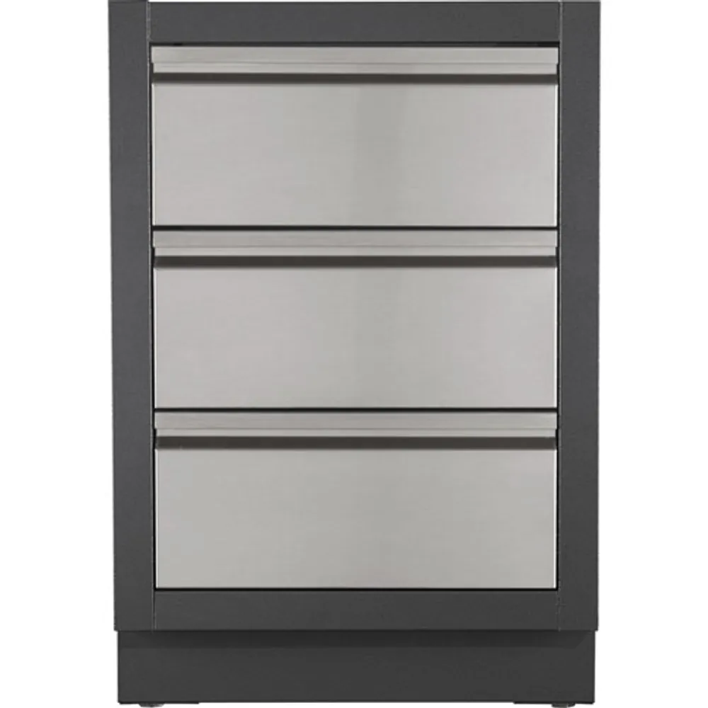 Napoleon OASIS Outdoor Kitchen 3-Drawer Cabinet - Grey