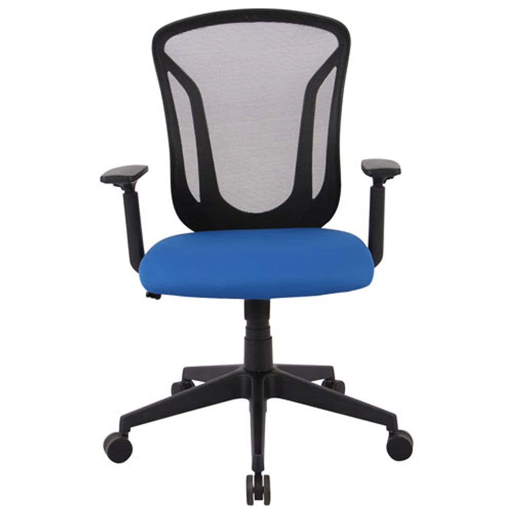 Fauteuil de bureau à dossier haut en filet Amal de Brassex - Bleu