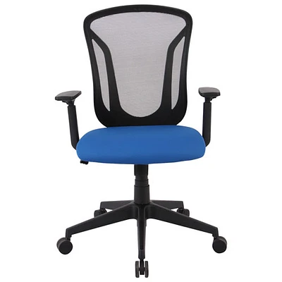 Brassex Amal High-Back Mesh Task Chair - Blue