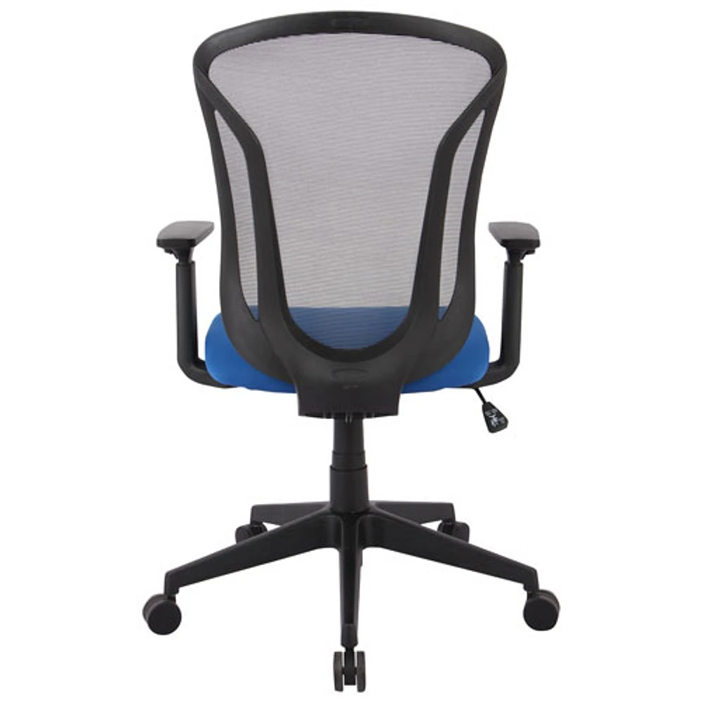 Fauteuil de bureau à dossier haut en filet Amal de Brassex - Bleu