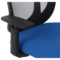 Brassex Amal High-Back Mesh Task Chair - Blue