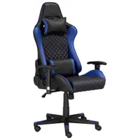 Brassex Violet High-Back Mesh Task Chair - Black/Blue