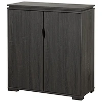 Armoire de rangement contemporaine de 35 po à 4 tablettes de Brassex - Noir