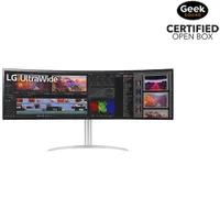 Open Box - LG 49" Ultrawide QHD 144Hz 5ms IPS LCD Monitor (49WQ95C-W) - White