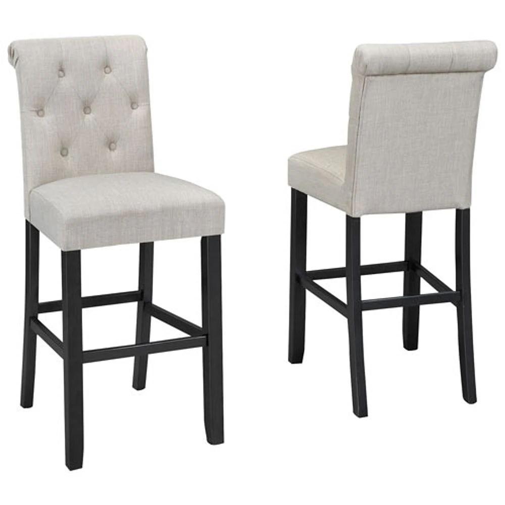 Tinga Contemporary Bar Height Barstool - Set of 2