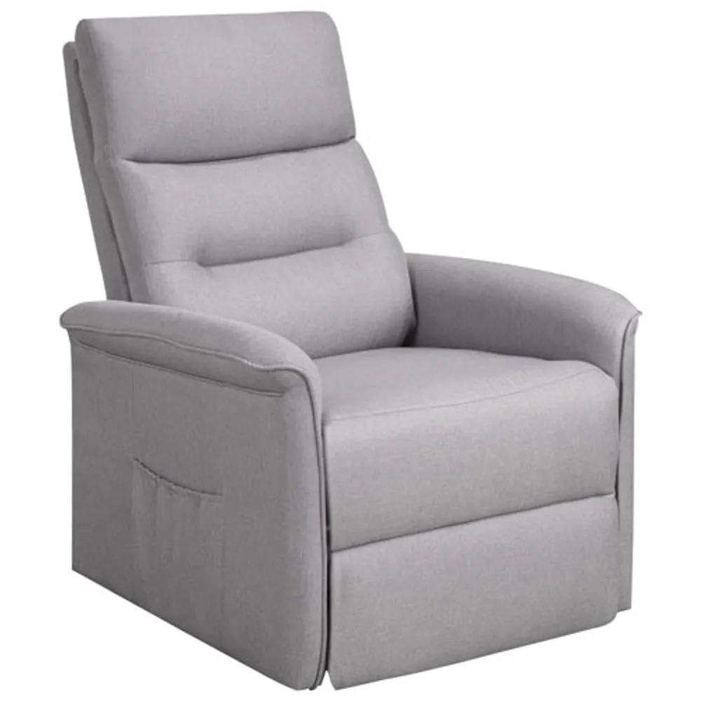 Ariel Contemporary Reclining Lift Chair - Light Grey