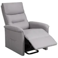 Ariel Contemporary Reclining Lift Chair - Light Grey