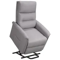 Ariel Contemporary Reclining Lift Chair - Light Grey