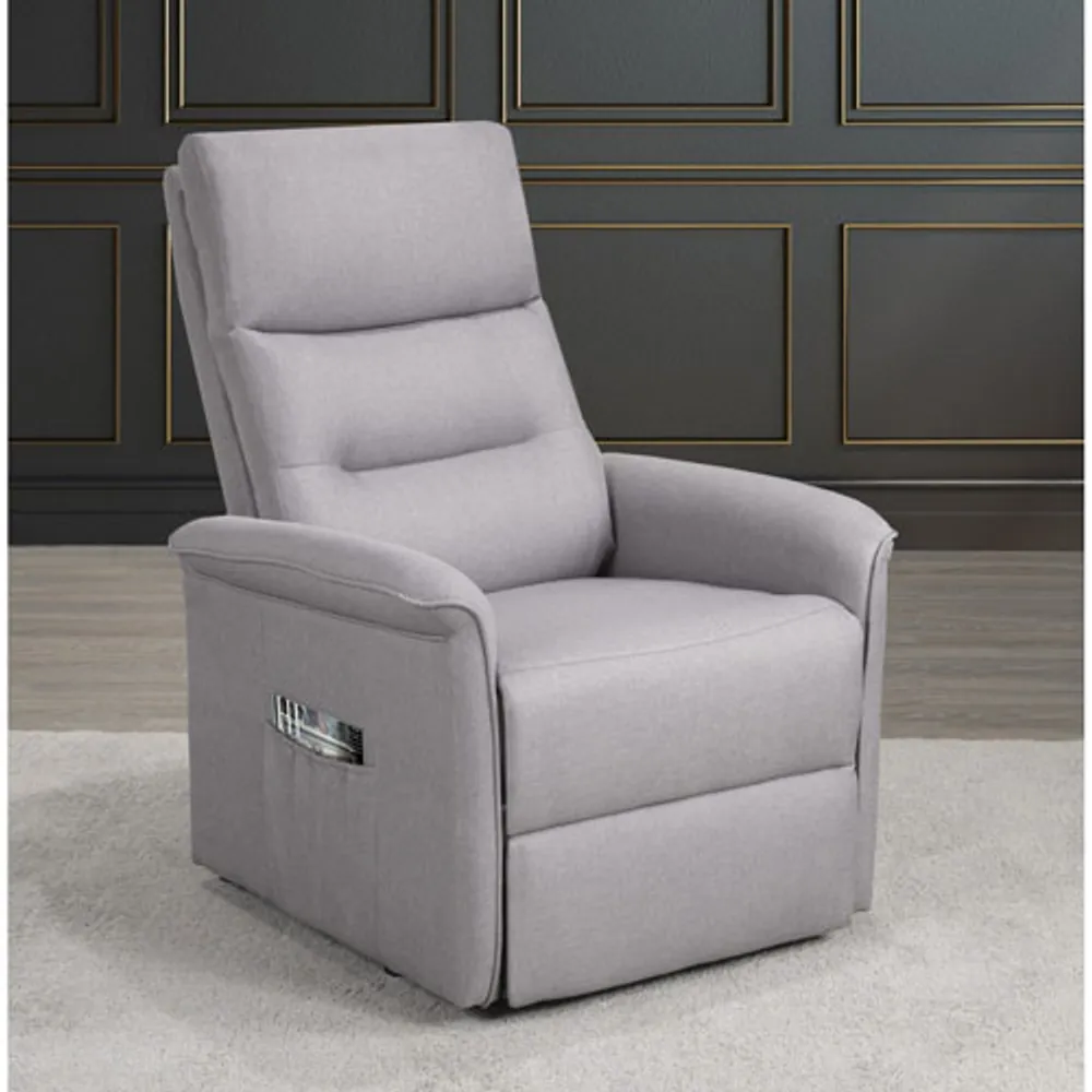 Ariel Contemporary Reclining Lift Chair - Light Grey