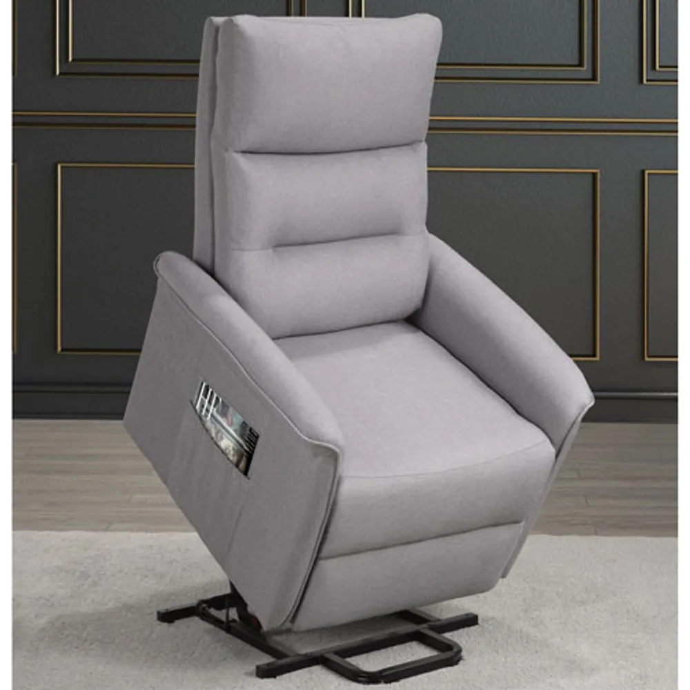 Ariel Contemporary Reclining Lift Chair - Light Grey