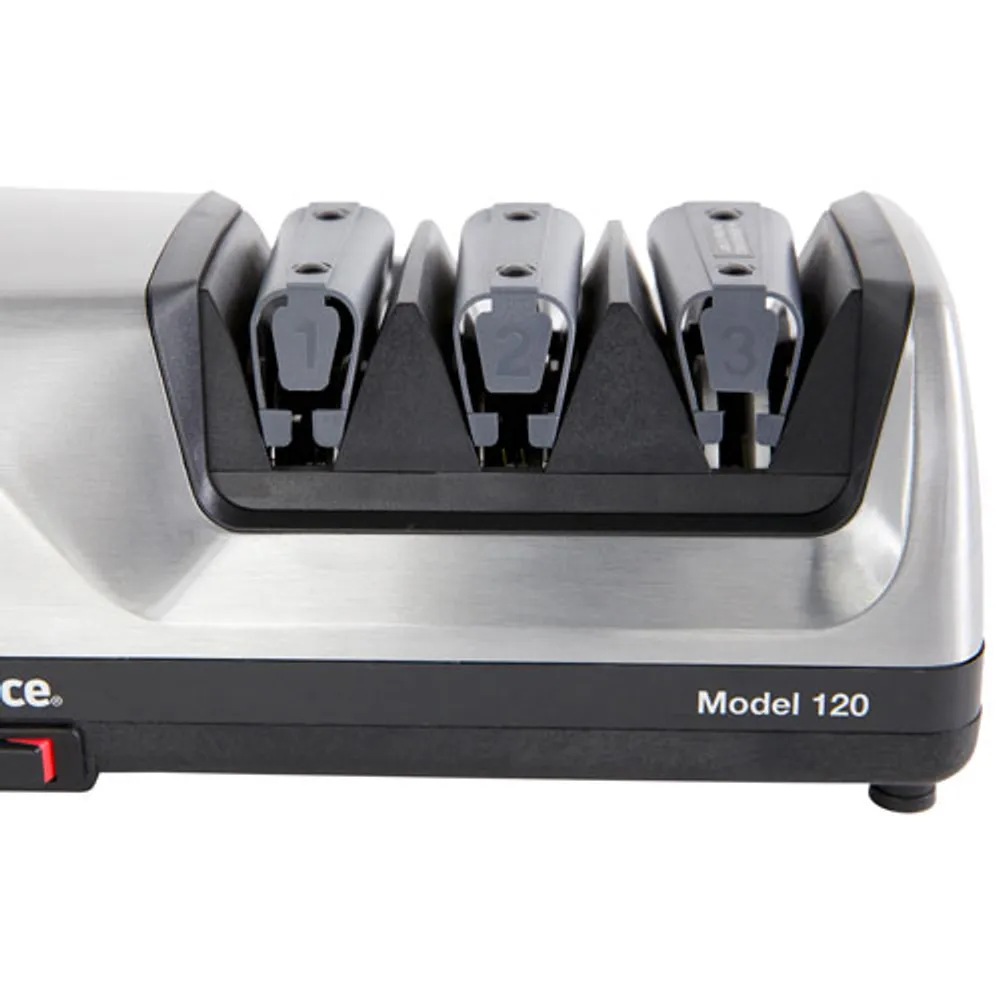 Chef's Choice Professional 3-Stage Electric Knife Sharpener (120) - Silver/Black