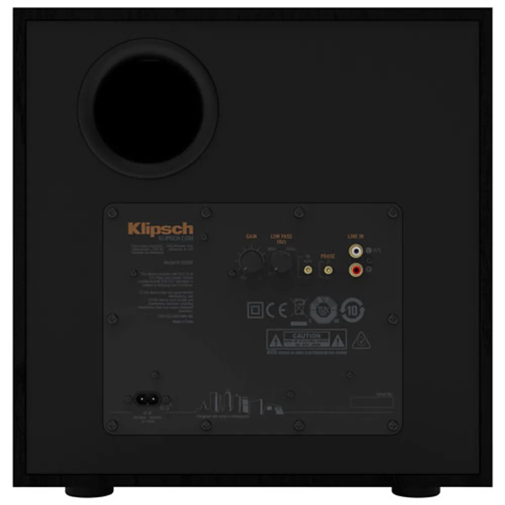 Klipsch R101SW 10" 300-Watt Subwoofer - Black