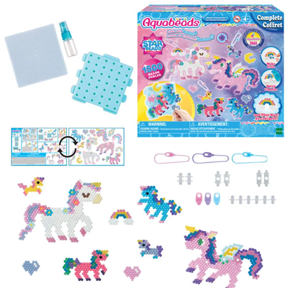 Aquabeads Design Factory Complete Arts & Crafts Bead Kit for Children -  over 1,500 beads and deluxe bead storage case