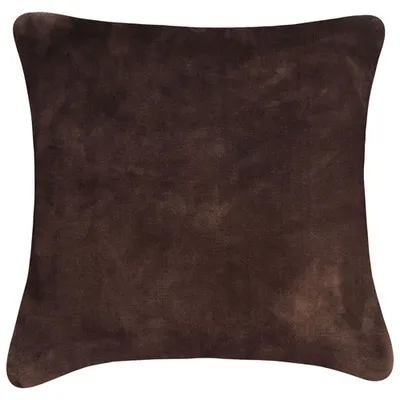 Millano Collection Plush 18" Decorative Pillow Cushion - Brown