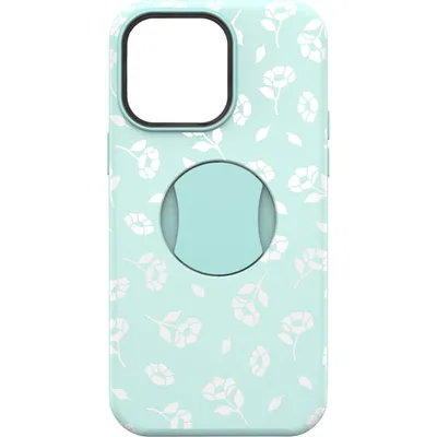 OtterBox OtterGrip Symmetry Fitted Hard Shell Case with MagSafe for iPhone 14 Pro Max - Poppies By The Sea