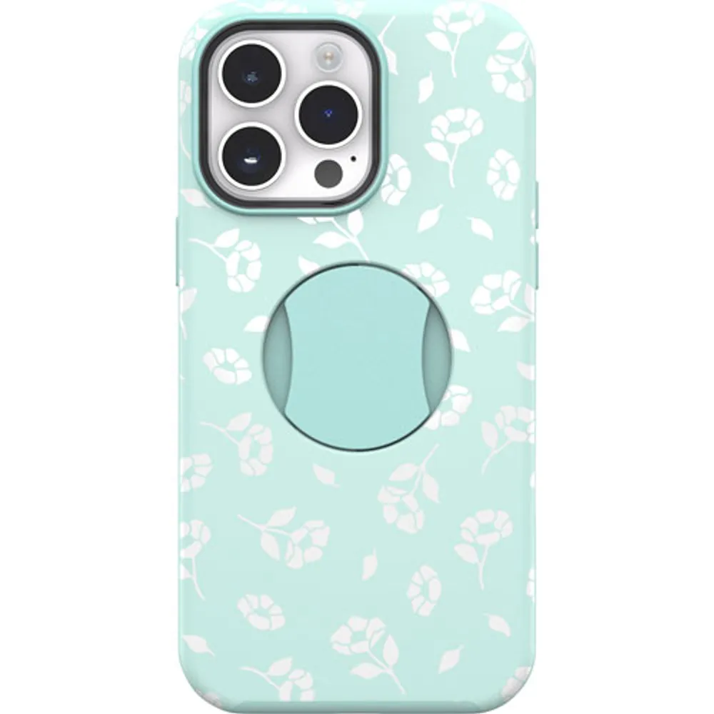 OtterBox OtterGrip Symmetry Fitted Hard Shell Case with MagSafe for iPhone 14 Pro Max - Poppies By The Sea