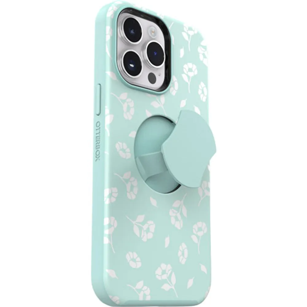 OtterBox OtterGrip Symmetry Fitted Hard Shell Case with MagSafe for iPhone 14 Pro Max - Poppies By The Sea