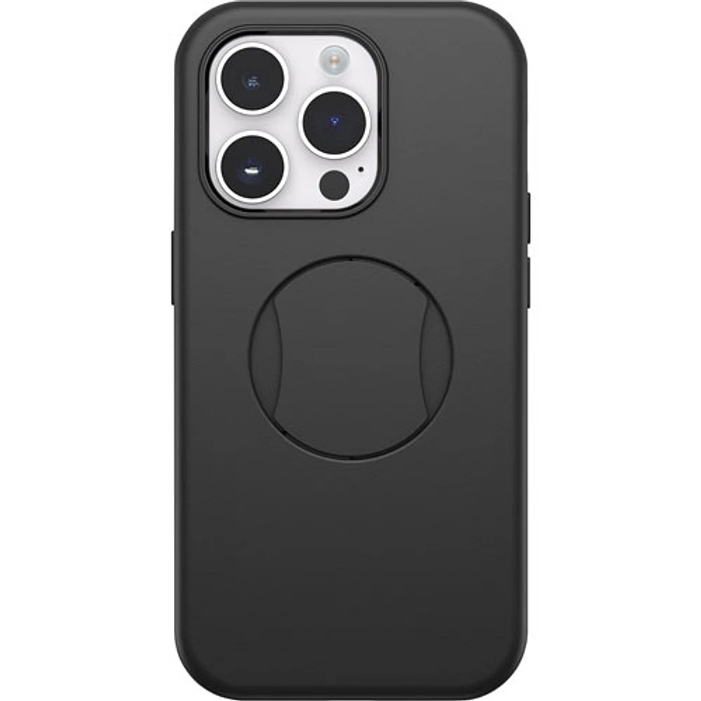 OtterBox OtterGrip Symmetry Fitted Hard Shell Case with MagSafe for iPhone 14 Pro - Black