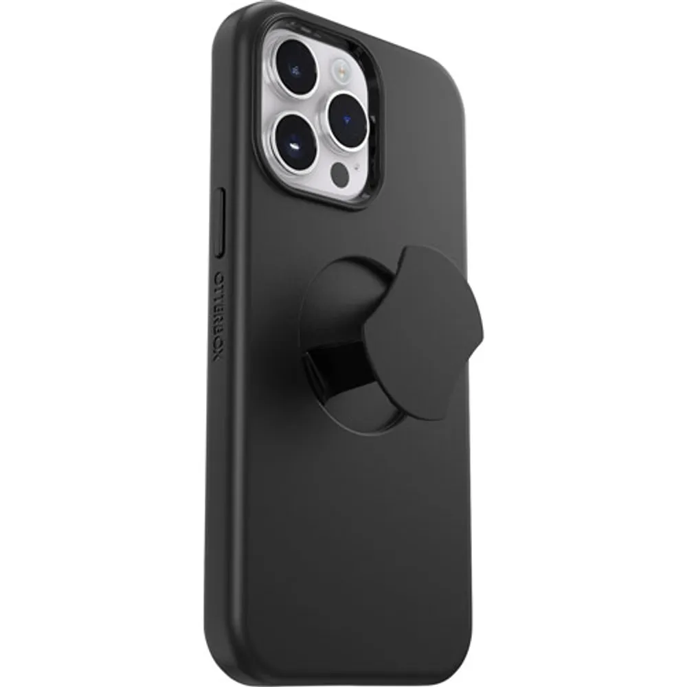 OtterBox OtterGrip Symmetry Fitted Hard Shell Case with MagSafe for iPhone 14 Pro Max - Black