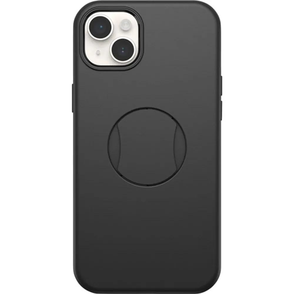 Étui rigide ajusté OtterGrip Symmetry d'OtterBox avec MagSafe pour iPhone 14 Plus - Noir