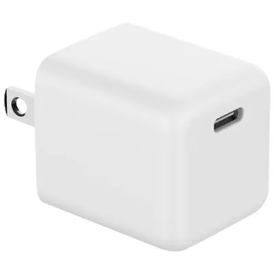 Chargeur mural USB-C PD GaN de 30 W de LBT - Blanc